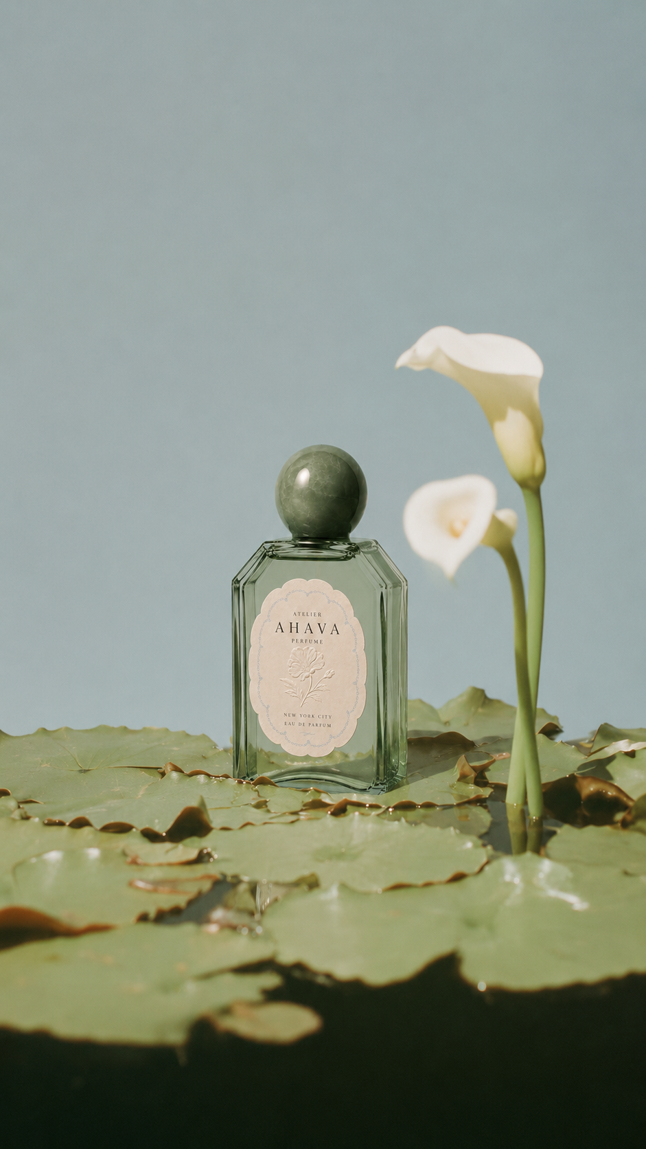 Atelier Ahava Perfume editorial still life with calla lily