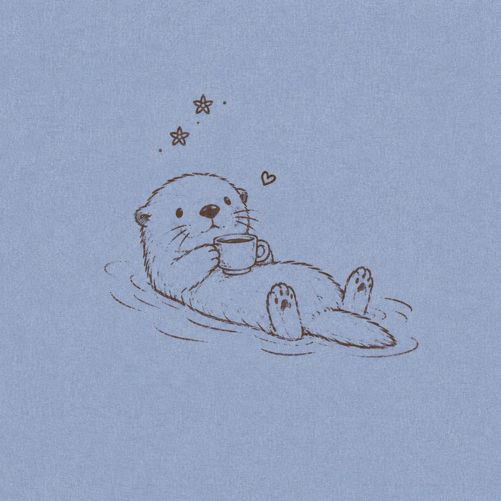 Sea Otter Café logo iteration