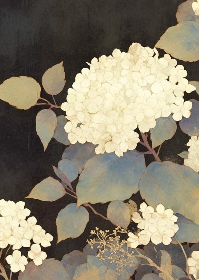 Atelier Ahava — hydrangea painting