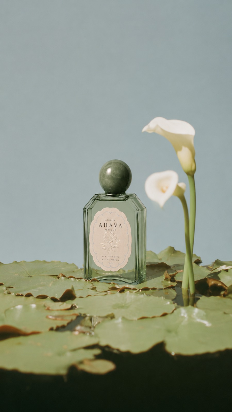 Atelier Ahava Perfume editorial still life with calla lily