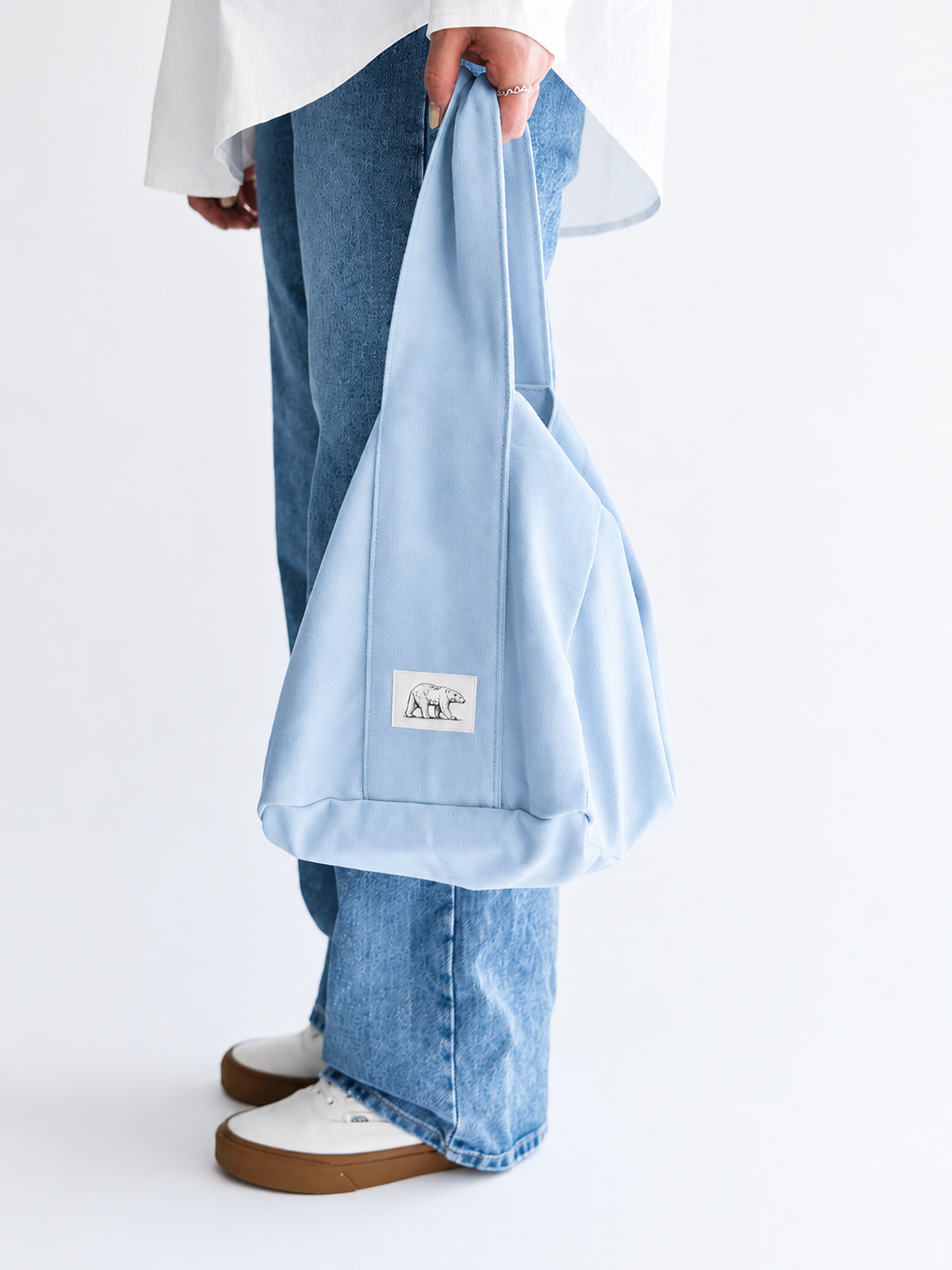 Northern Water Co. powder-blue market bag