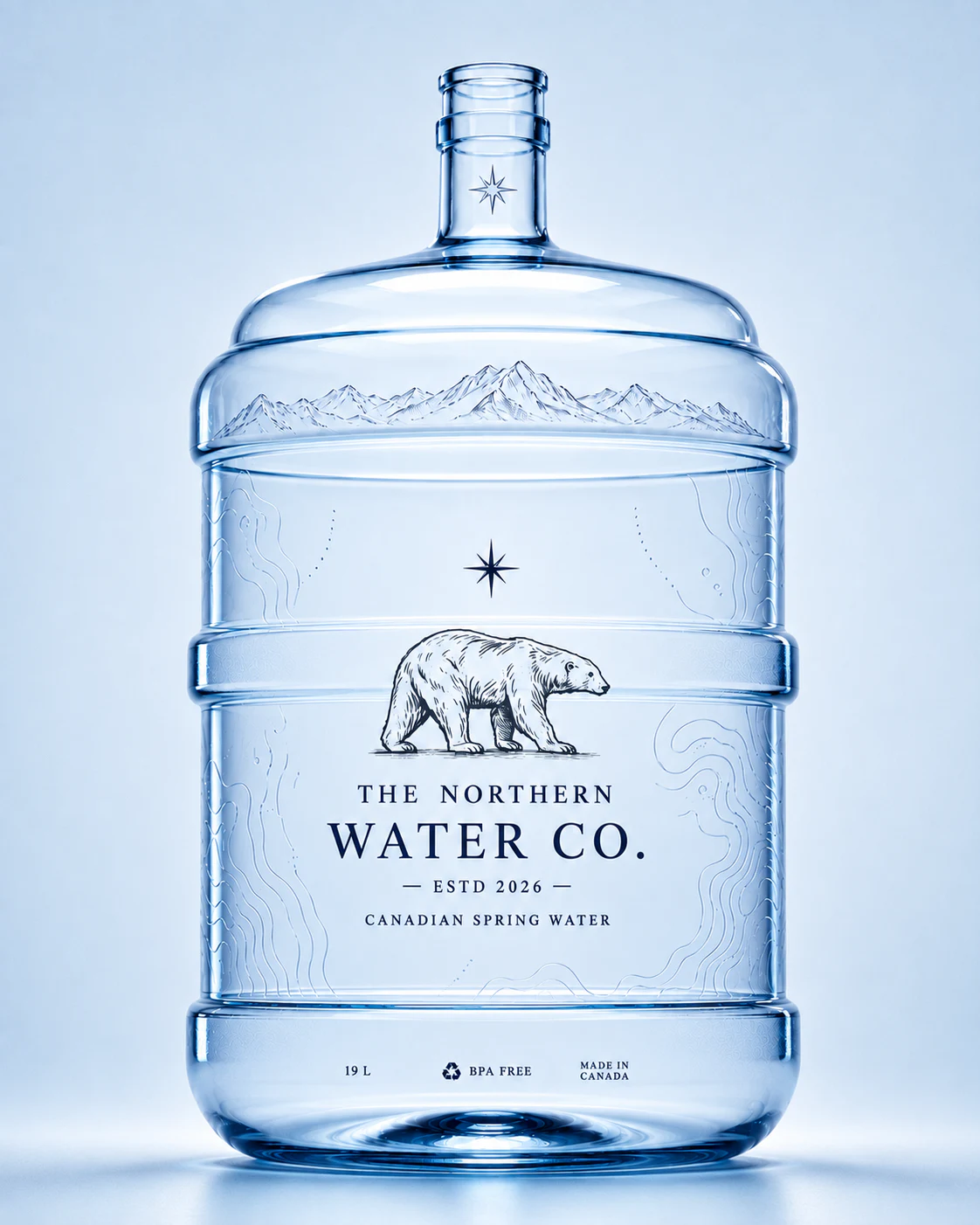 Northern Water Co. 19L spring water jug